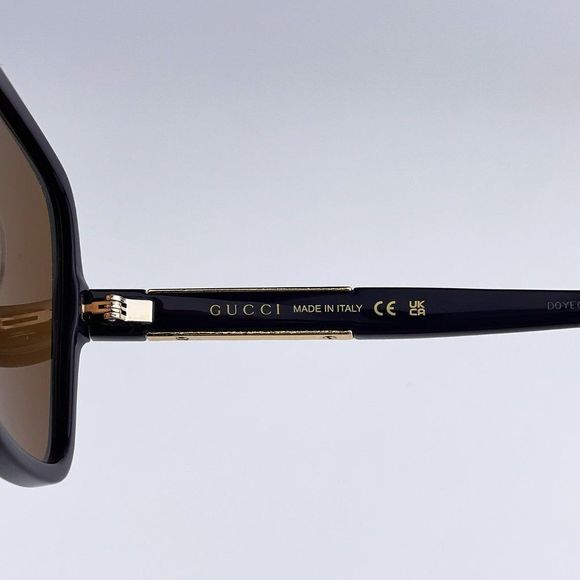 Gucci GG1189S 005 Sunglasses Violet Brown Square Oversized Women main image 5